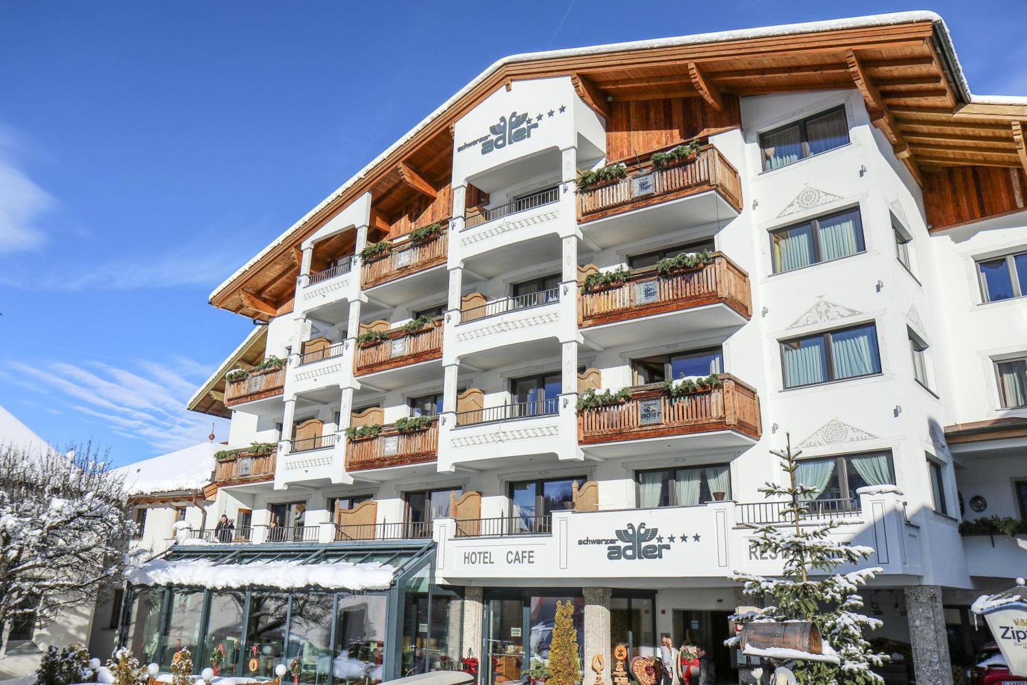 Hotel Schwarzer Adler Nauders Bagian luar foto
